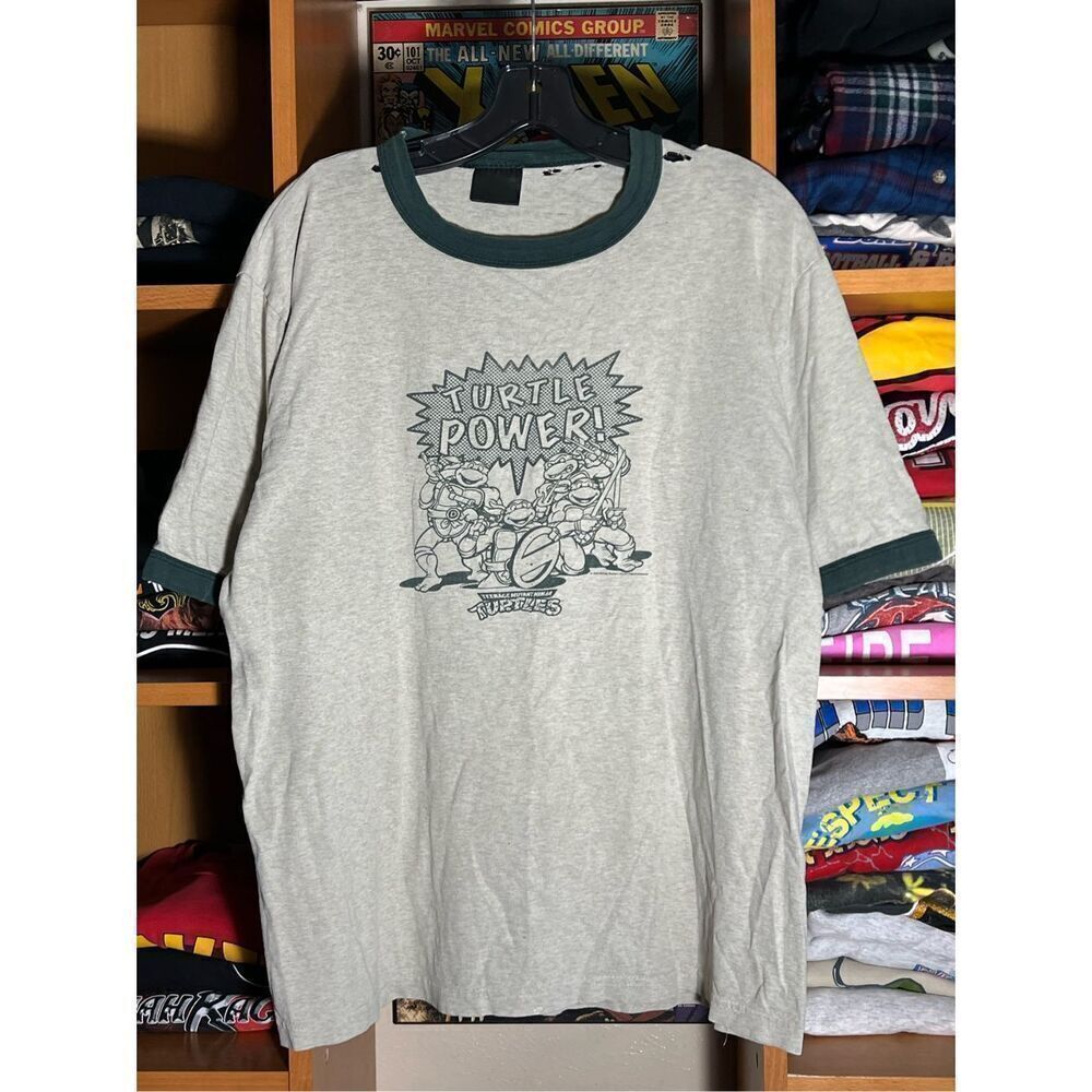 Vintage Changes Teenage Mutant Ninja Turtles Turtle Power Ringer Tee